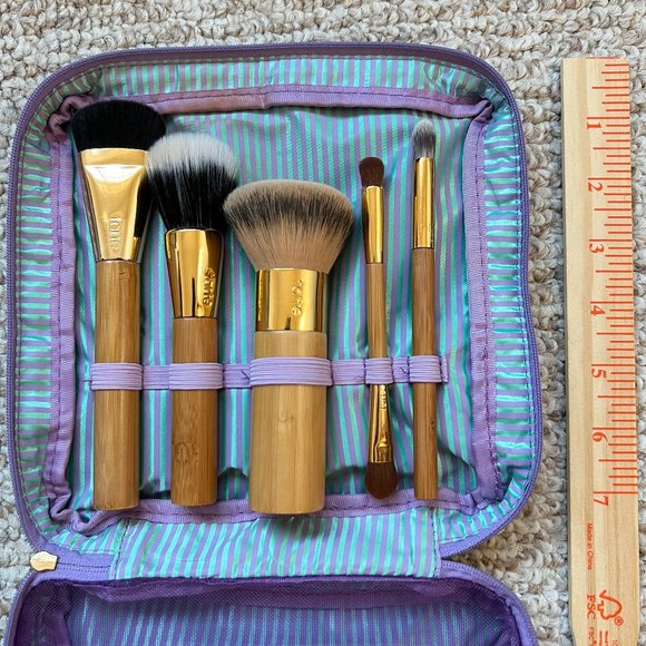 tarte Other - Tarte Limited Edition Brush Set + Makeup Bag (Pre-loved)